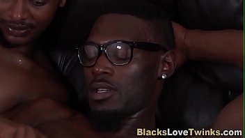 Gay Black Guy Jizzing