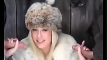 Prostitute Sucks Off Two French Guys