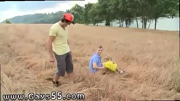 Public Drop Cock Gay Anal-sex In Open Field