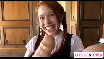 Redhead Masturbates With Big Toys - More In X.com