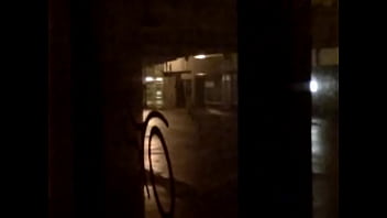 Hangin Out Nude In A Store Front On Main Street