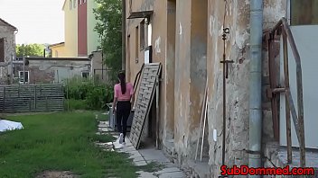 Fit Bdsm Female Sub Gags Muscle Hunk For Wank