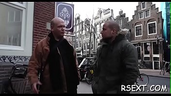 Black Cutie Sucks A Large Pole