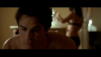 Alex Mauriello Hot Dance In Black Lingerie - The Vampire Diaries