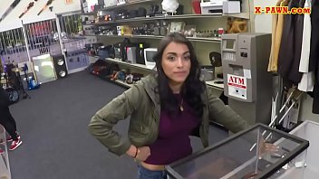 Busty Woman Convinced To Fuck Pawn Dude