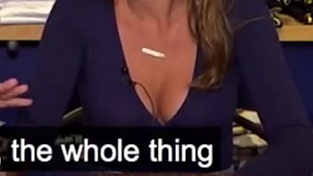 Chicks In The Office Barstool Tits - Cleavage Downblouse