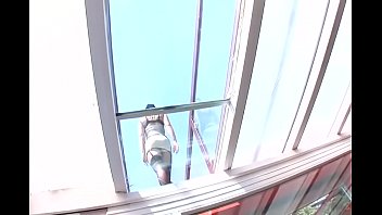 Petite Blonde In Cops Uniform A Garter Belt And Fishnet Stockings Fucking