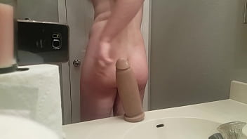 22 Year Old Ass Destroyed By Huge Boss Hogg Dildo From Mr. Hankey' Toys