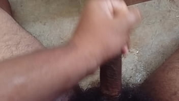 Erect Circumcised Penis Masturbation