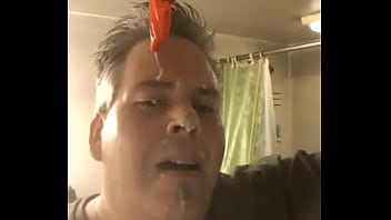 Str8 Guy Calling Himself A Faggot Covered In Cum