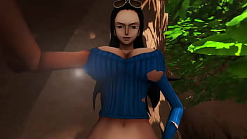 Nami Sucking Robin' Dick Part 3