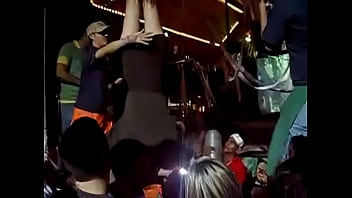 Enf - Exposed Tits At Party Spinning Upside Down