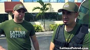 Real Latina Teen Slammed By Border Security