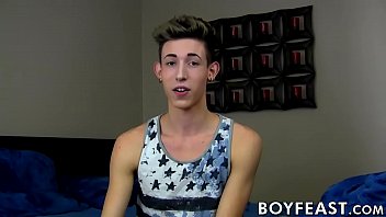 Horny Twink Blake Mast Gets To Masturbate At Home For Real