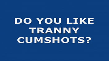 Hot Shemale Self Facial Cumshot