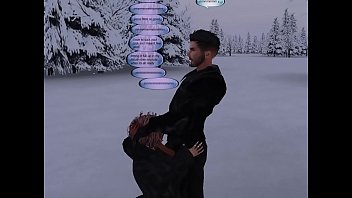 Milf Whore In Fur Longcoat Sucking Cock In Snow