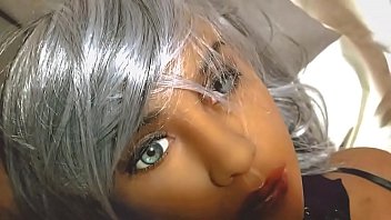 Real Sex Doll Fucked In Shiny Stockings