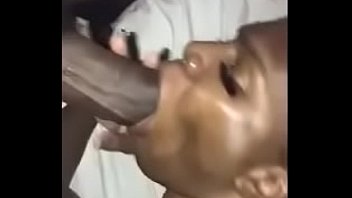 Slurping/taking Big Black Florida Trade Dick