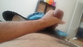 Jerking Off Using Stilettos