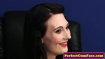 Alluring British Babe Gets Cum Blasted