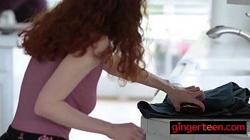 Sexy Babe Gets Banged By Friend - teen, tits, babe, pornstar, shaved, redhead, small, kissing, sideways - Video 3989833