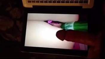 Cum Tribute Over My Stuffed Pussy Who' Next