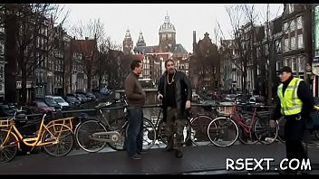 Slender Bitch Rocks A Hard Pole