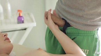 Liona Riding Her Masseur' Cock