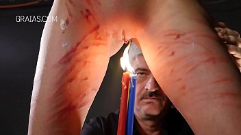 Girl Punished With Candles