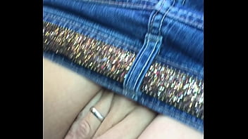 Slut Playing With Herself In The Car