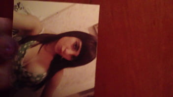 Tribute On Teen Black Haired Slut