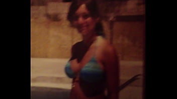 Tribute On Brunette Slut In Swimsuit