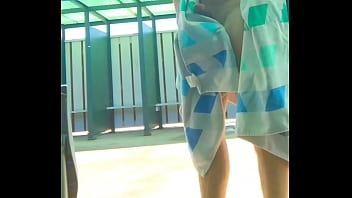 Public Twink Jerk And Cum At Beach