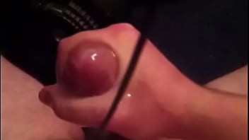 Straight Jock Produces Cum Fountain