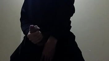 Russian Guy Jerking Off In The Entrance