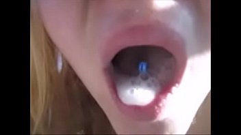 Hot Teen Blows Stranger In Public Outside Car _ Swallow Huge Load Of Cum