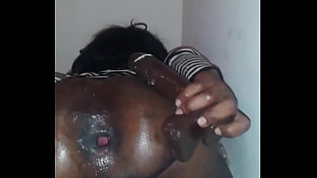 Atl Tranny Fucks Herself With Huge Dildo