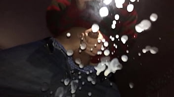 Girthy Stud Cums On Mirror