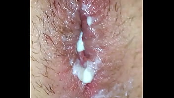 Huge Buttplug Insertion With Cream Filling And Gape