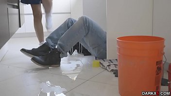 Lily Adams Got Mouthful Of Black Meat Sucking It Deep Throat