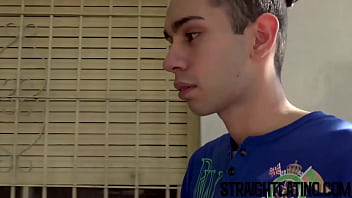 Straight Latino Gets His Ass Barebacked For The First Time