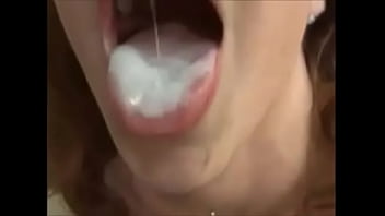 Interracial Swallow Cum