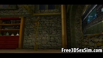 Sexy 3d Cartoon Dominatrix Babe Waits For A Slave