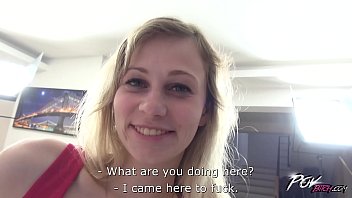 Blushing 18 Craves For A Rock Hard Dick In Her Tiny Slit