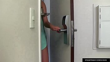 Shemale Bella Atrix Stuffs Vegetables Up Her Ass