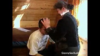 Young Student Fucks Chubby Granny