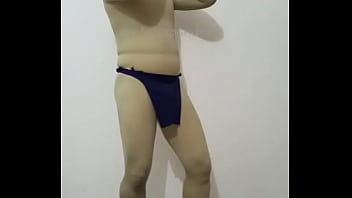 Zentai Spandex Tarzan Dress Thong