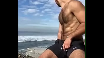 Jerking Off At The Beach