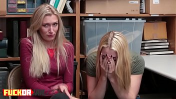 Busty Excellent Shoplifter Blonde Babes Fucked