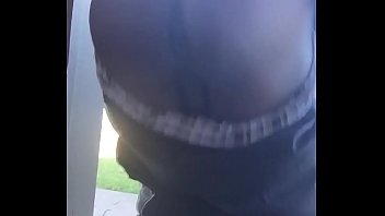 Black Freak Dude Takes Out Trash With Toy In Booty